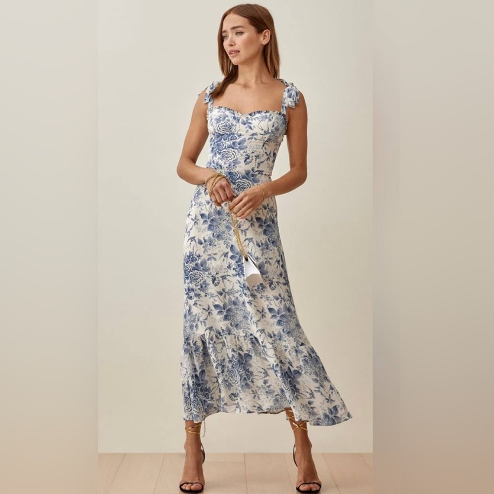 Reformation Nikita Dress in Pompadour